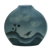 Vase en pocelaine Virebent .