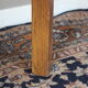able to eat vintage round in formica imitation teak, with hidden extension, Scandinavian style