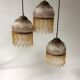 Trio de suspensions vintage