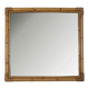 Vintage 1960s Italian design bamboo wall mirror