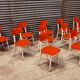 Lot de 11 chaises Ton