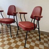 Chaise fauteuil tubulaire années  50