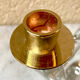 Pair of candlestick crystal Schneider France vintage 60s tbe