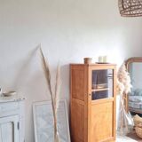 Armoire parisienne vitrée type vaisselier