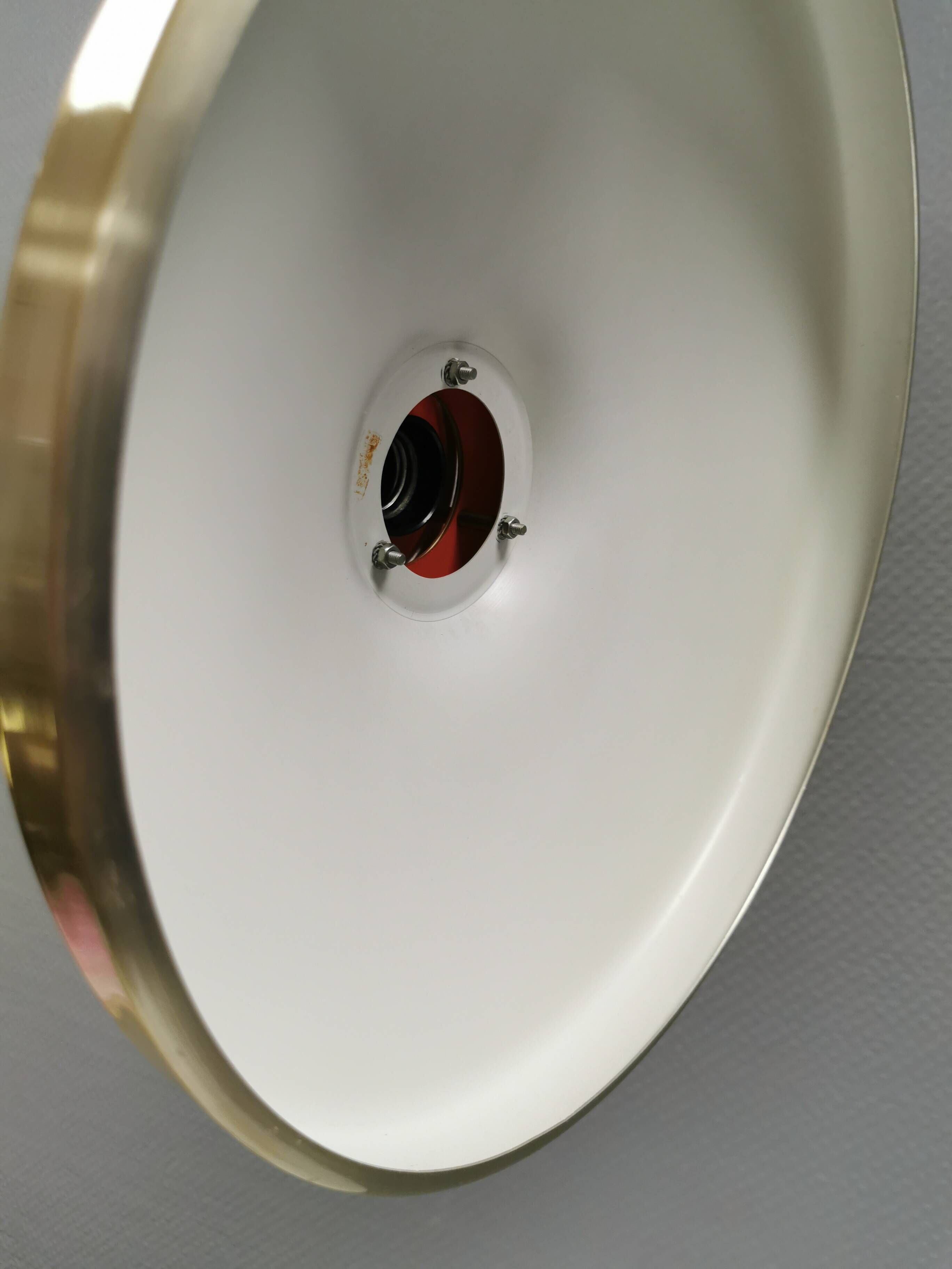 Hanging lamp from Danish Lyskær lighting, 1980s.
