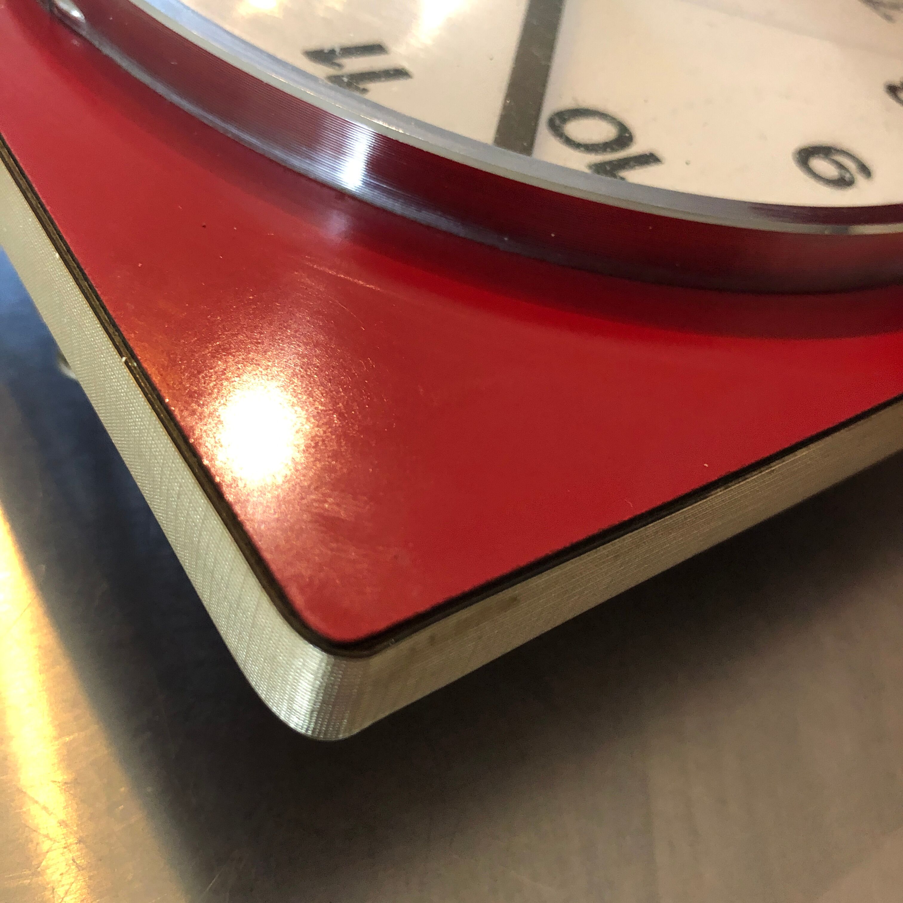 Vintage wall pendant Star formica red 60s