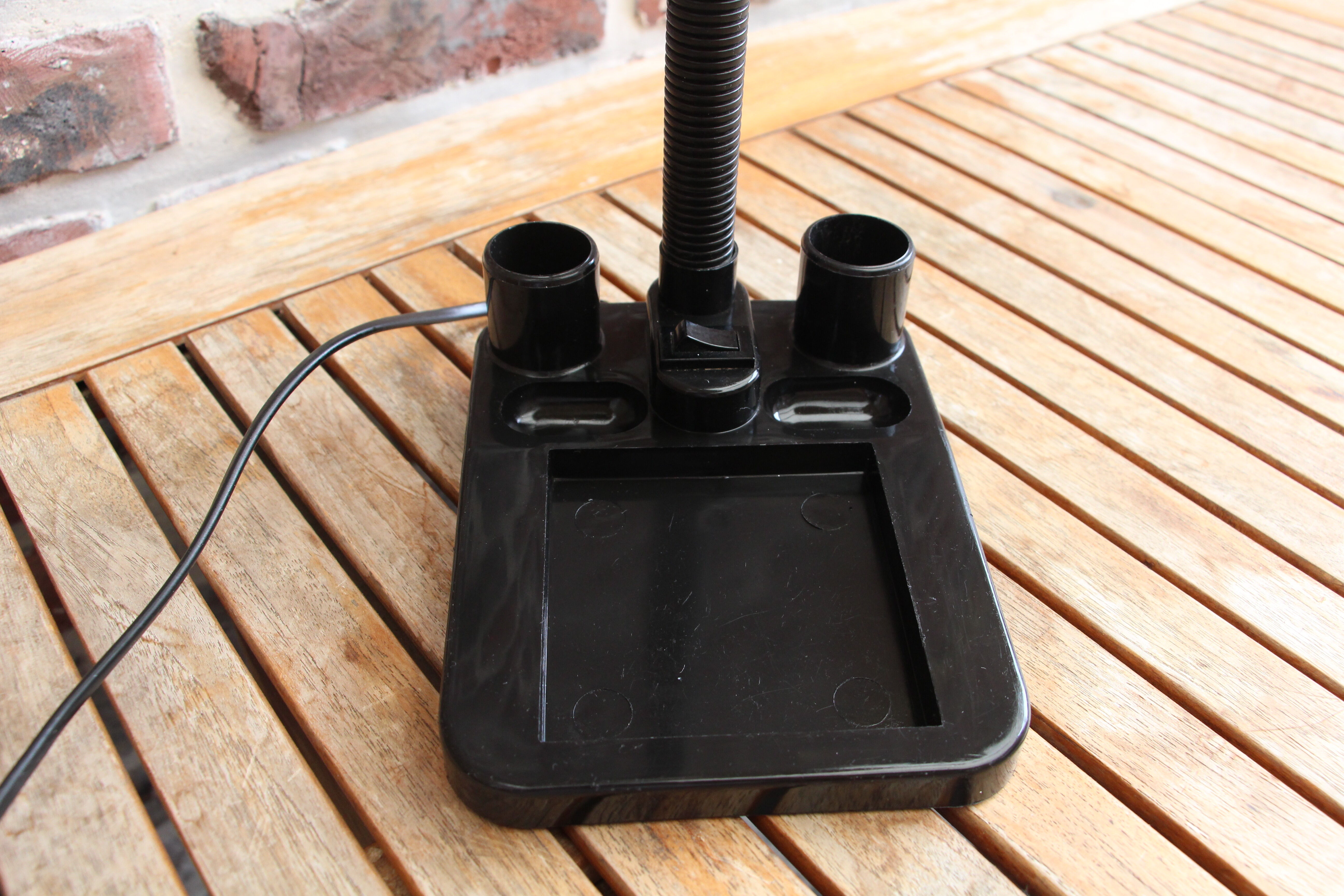 Black Aluminor desk lamp 80's