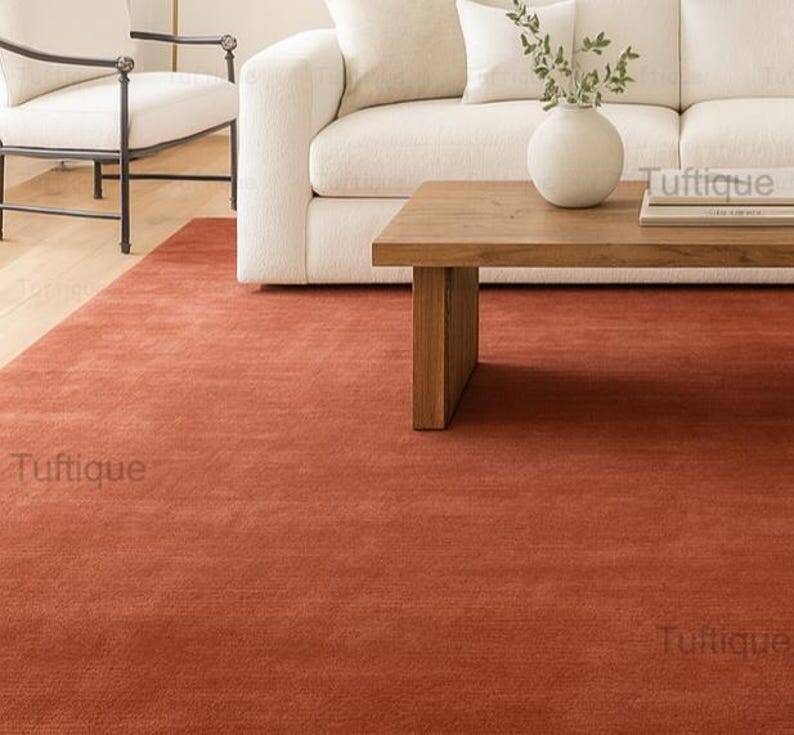 Hand tufted wool rug 250/150cm