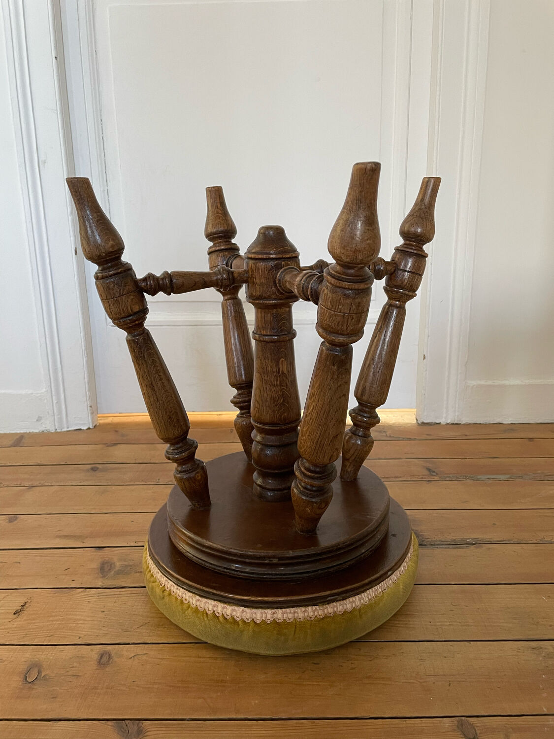 Old piano stool Napoleon III XIXth