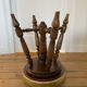 Old piano stool Napoleon III XIXth