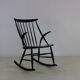 Danish design rocking chair by Illum Wikkelsø for Niels Eilersen