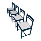 Italian design dining chair from the 1960s, set of 4.
