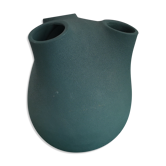 Contemporary ceramic vase freeform asymmetrical