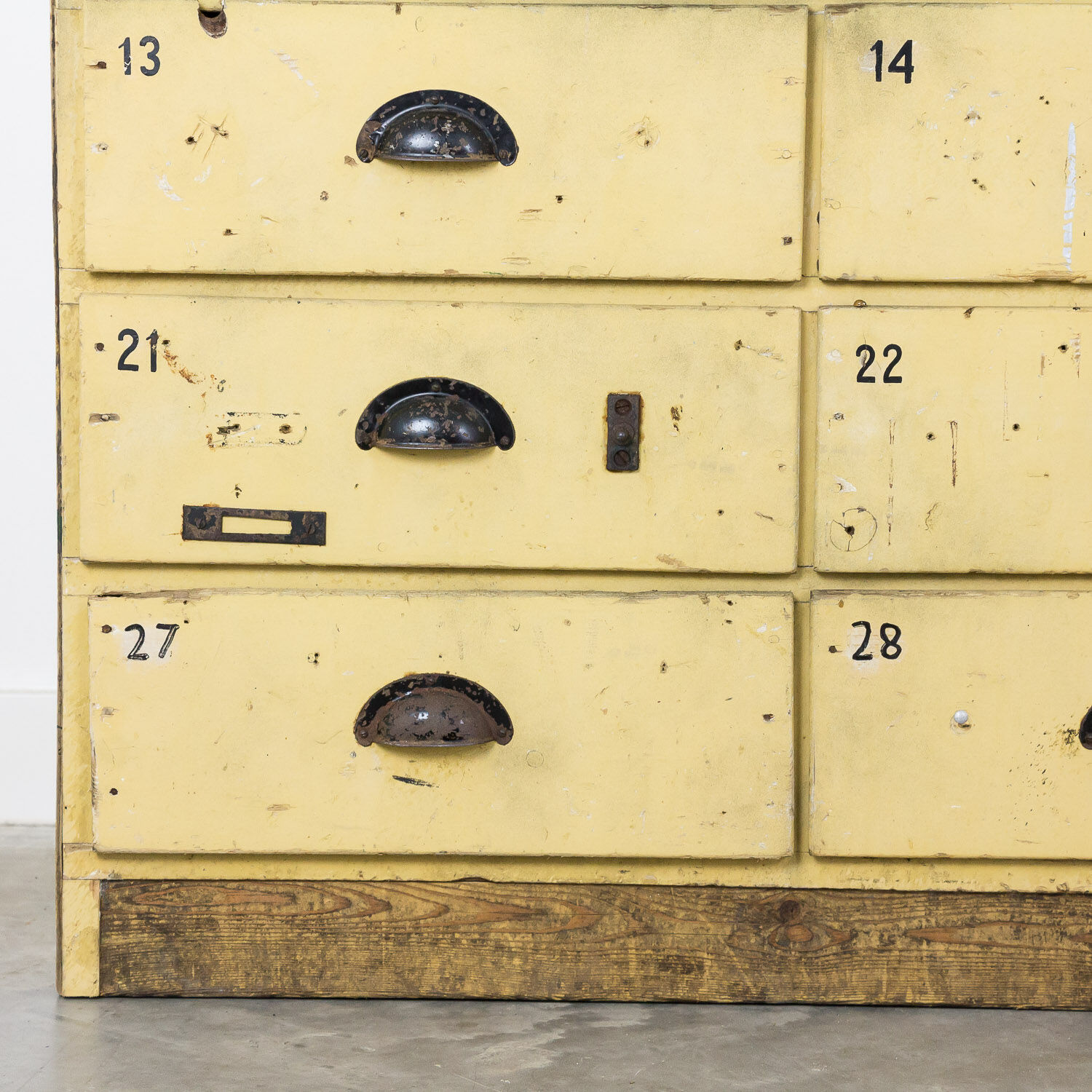 Bank of drawers large