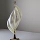Maison Rougier table lamp in opalescent lucite 1970s