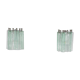 Pair of Murano glass wall sconces, Italy, 1960s.