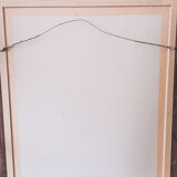 Bevelled trumeau mirror 60.5 x 51.5 cm