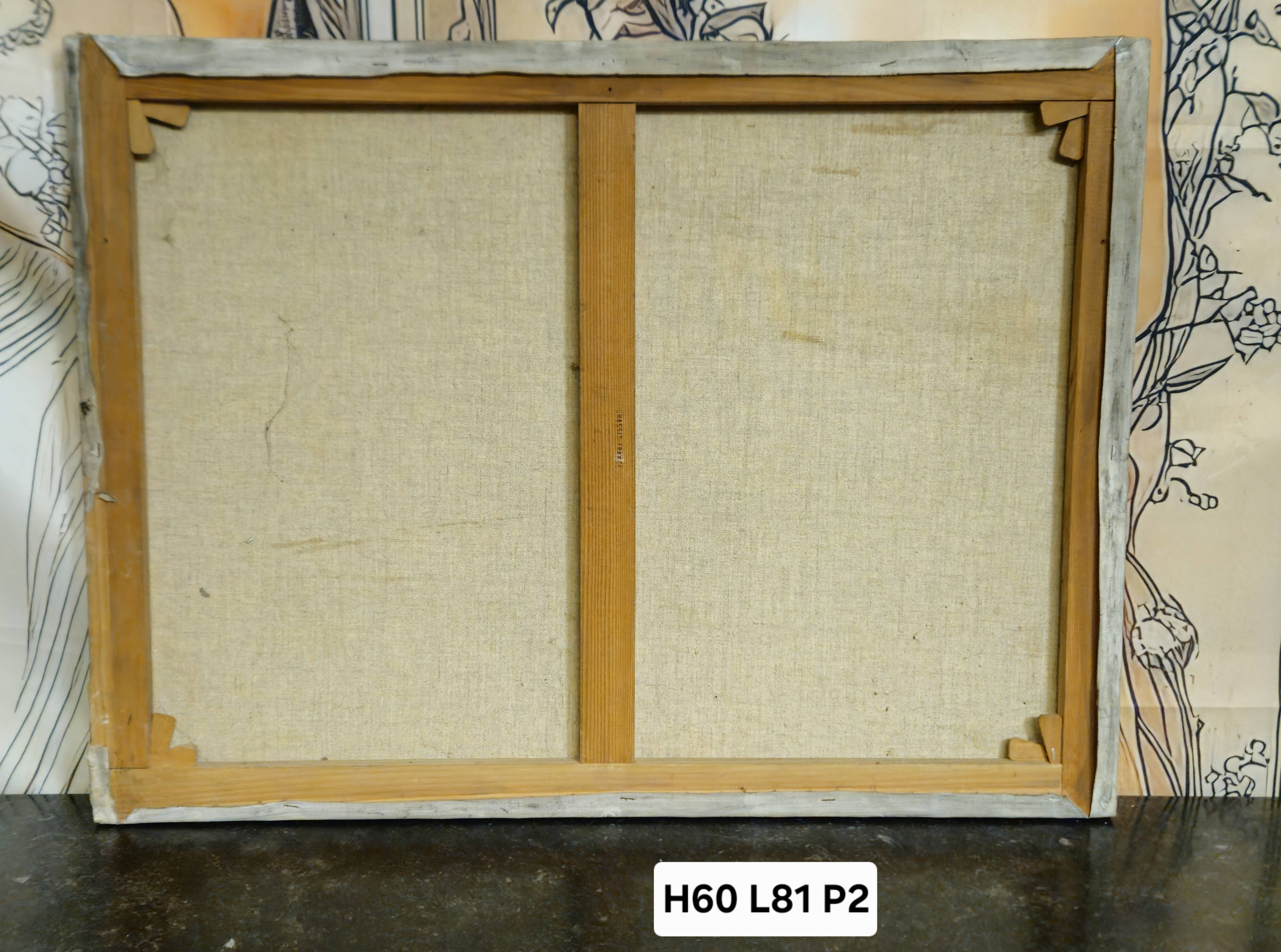 A. Guevenne – Animated Orientalist Scene with Camel – Oil on Canvas -