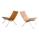 Pair of Vintage Danish "PK-22" Chairs by Poul Kjærholm for E. Kold, 1960s