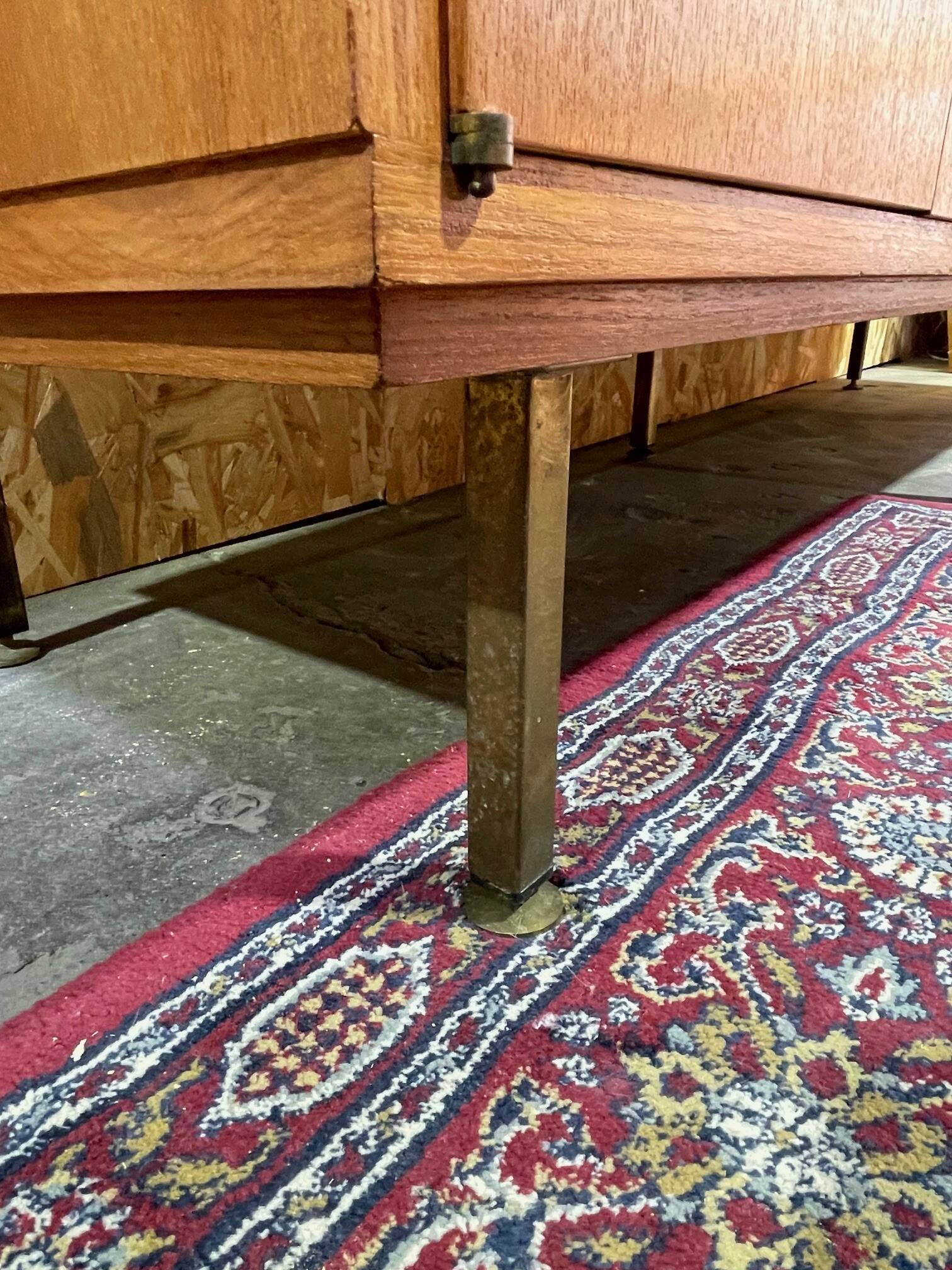 Vintage teak enfilade by Roger Landault for Regy, 1960s.