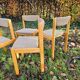 4 Scandinavian chairs, 1950s-70s
