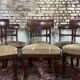 Suite De Six Chaises En Acajou D’époque Restauration XIX Eme Siècle