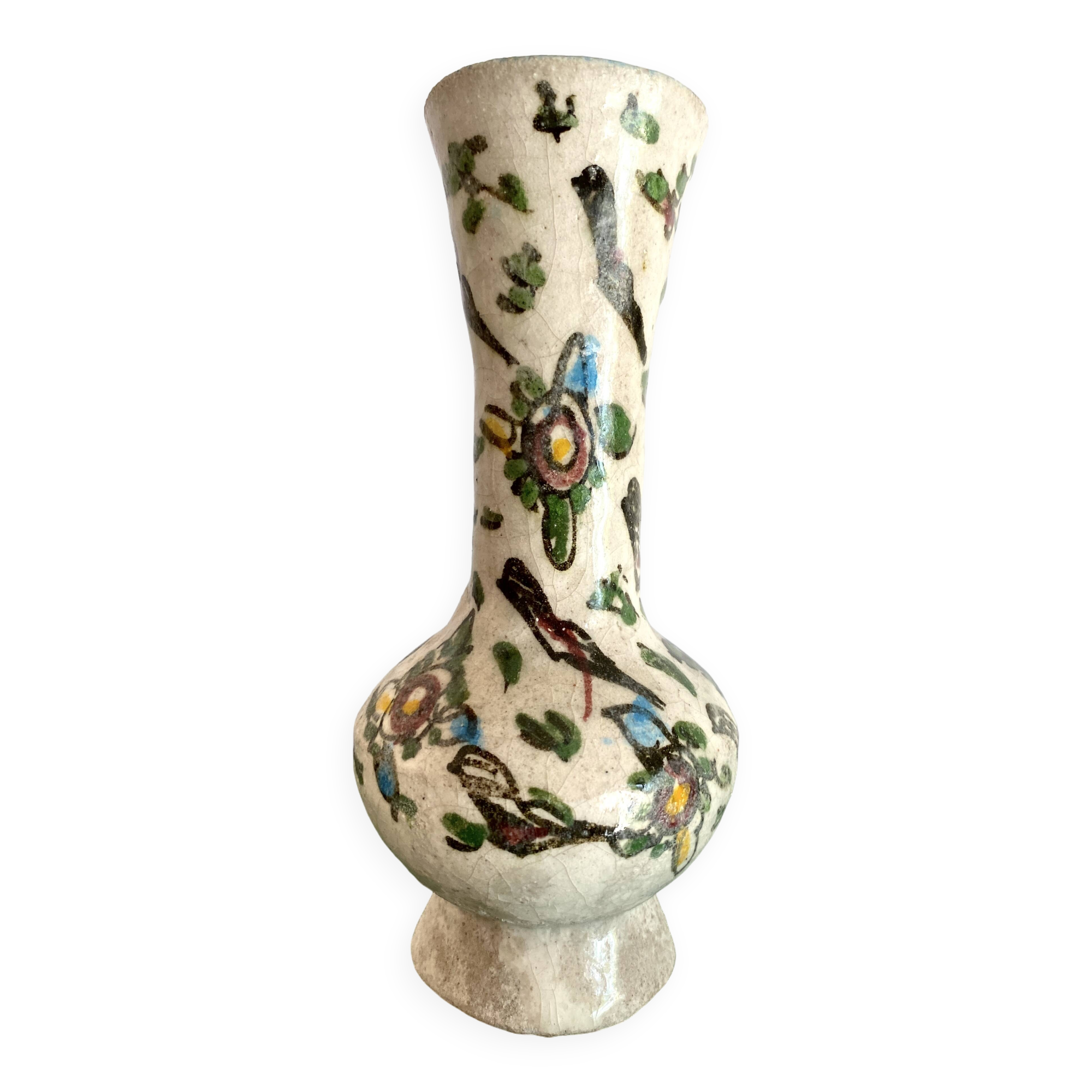 Vase céramique Kadjar, Iran
