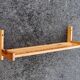 Pine wood shelf, luggage rack, 1960s