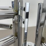 Modernist Huge chromed SPUTNIK Sciolari Style Ceiling Light, Italy, 1970s