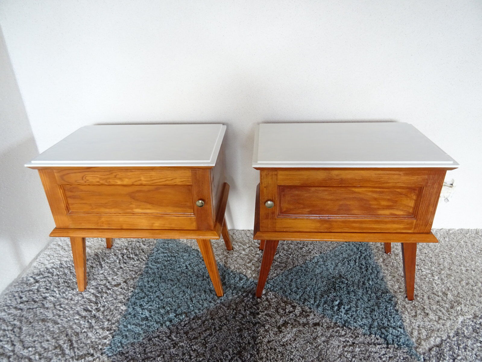 Pair of bedsides fifties