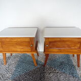 Pair of bedsides fifties