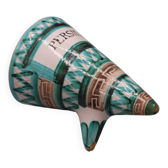 Beautiful vintage ceramic - rp robert picaul - wall-mounted persil holder