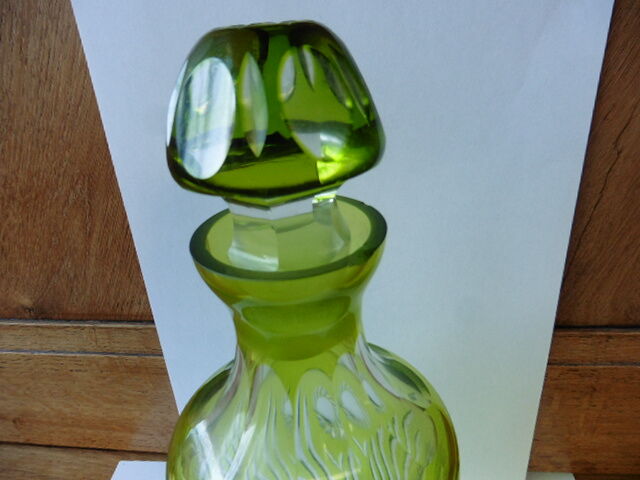 Napoleon III crystal carafe