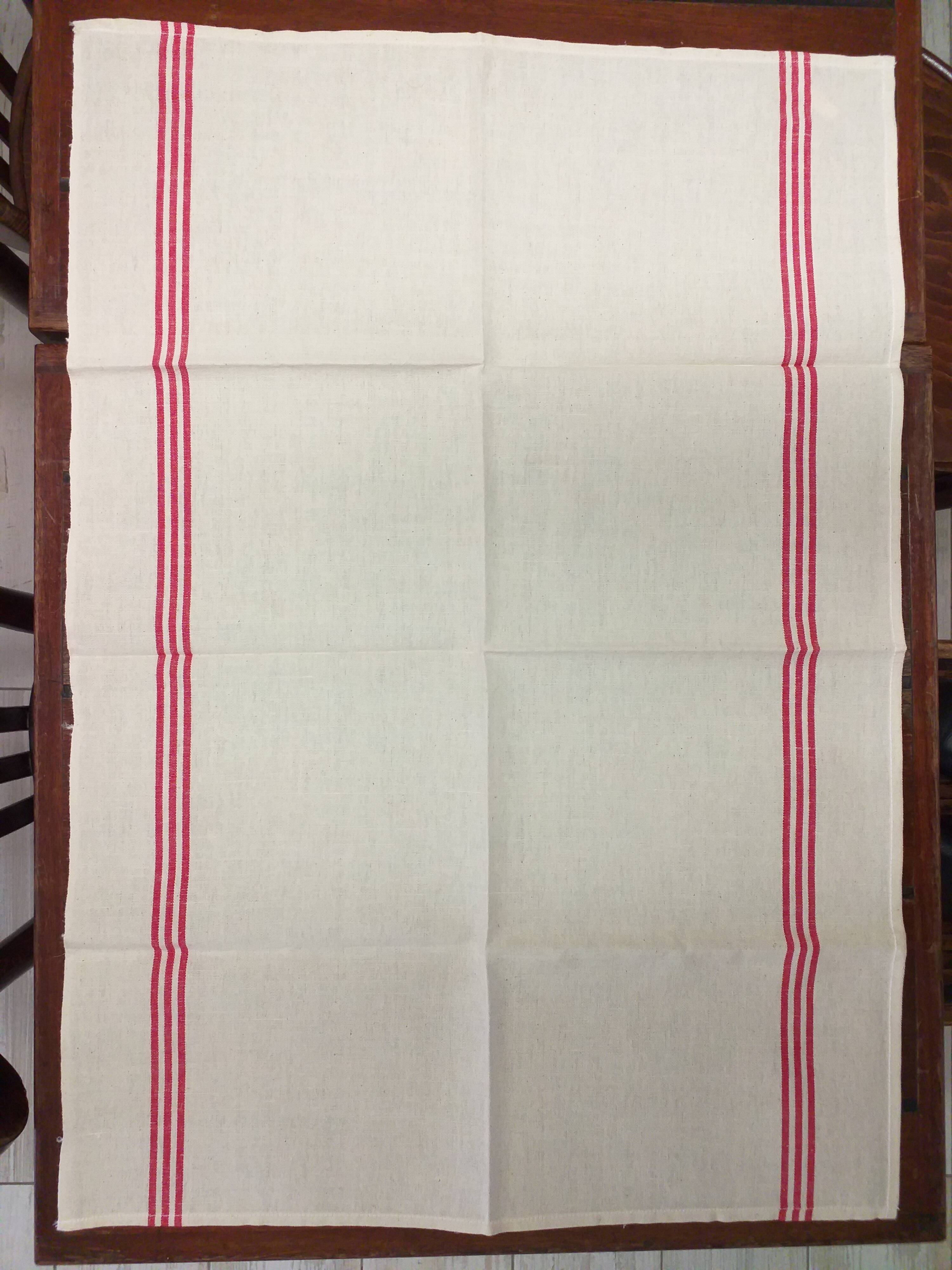 Lot of 6 old linen towels