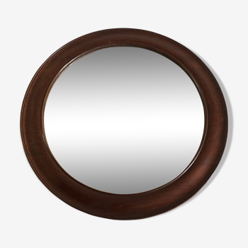 Mahogany Mirror 19th 33cm