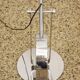 Paolo Tilche tilting floor lamp in chrome metal, 1970s