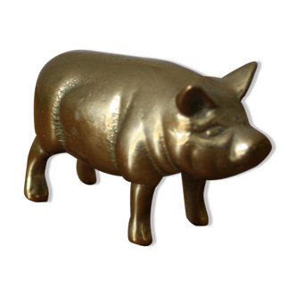 Pig in brass