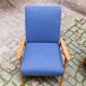Pair of Scandinavian armchairs from the 60s new fabrics and foam