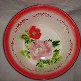 Enamelled sheet metal basin