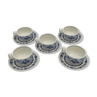 Lot of 5 coffee cups Boch Zweibel
