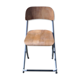 Vintage folding industrial workshop chair