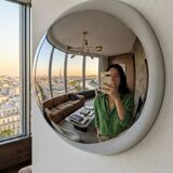 Trendy half-sphere wall mirror