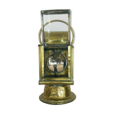 Yellow brass stationmaster lantern