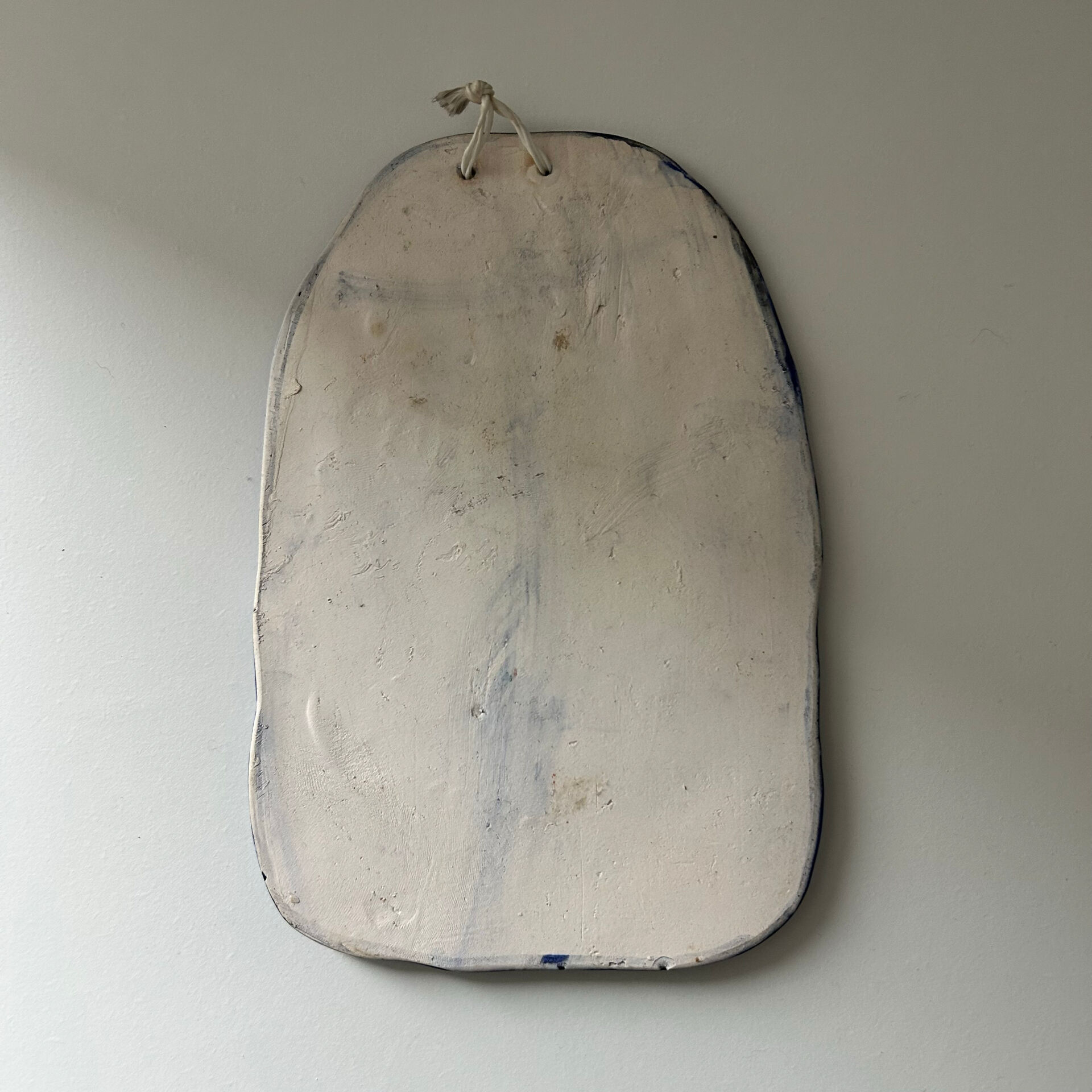 Plaque en céramique décor oiseaux