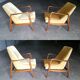 Fauteuil des années 50/60 vintage à système Recliner