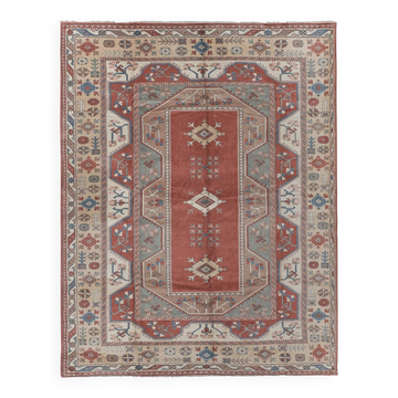 Vintage Turkish rug handmade 308x392 cm