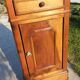 Occasional furniture, walnut bedside table, late 19th century.