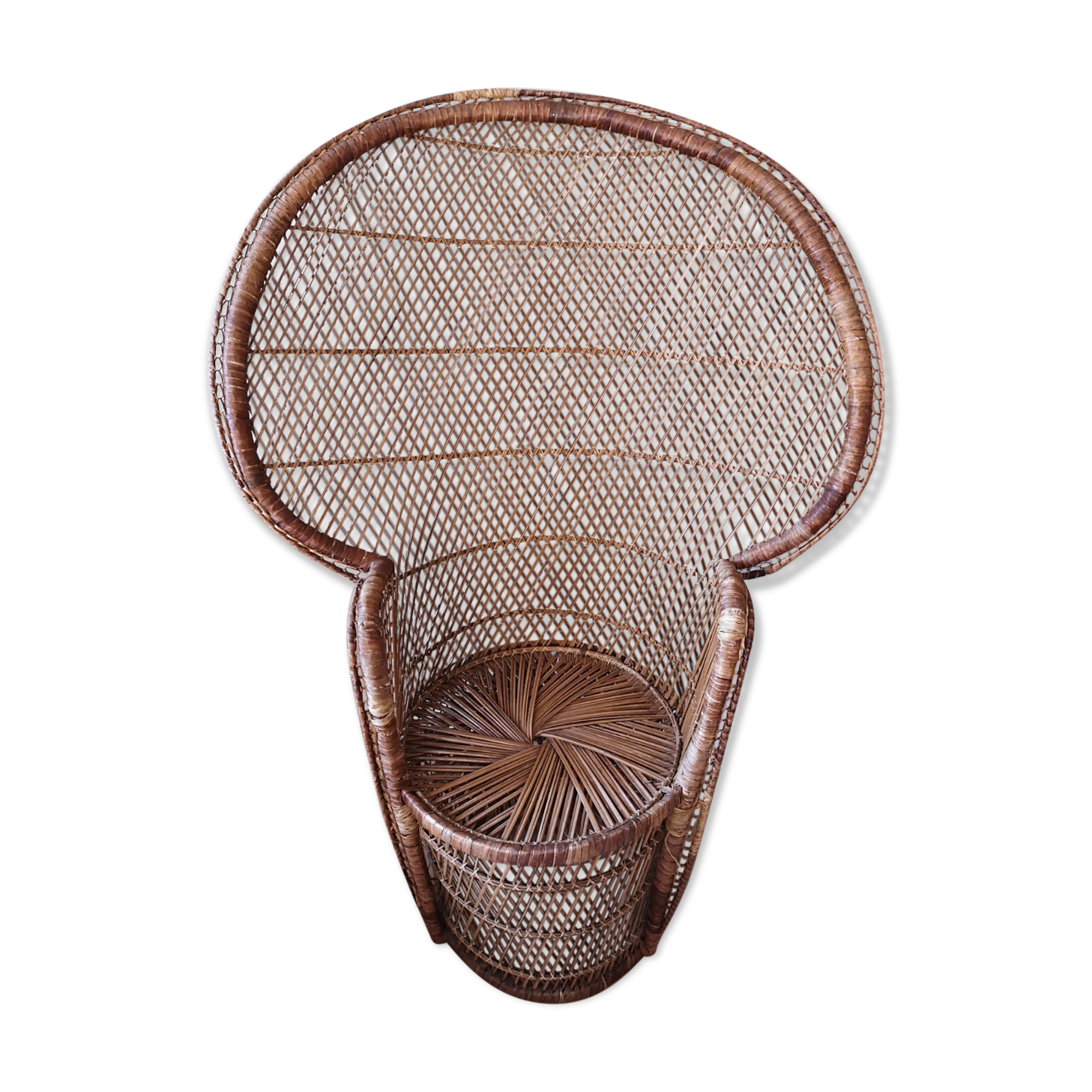 Fauteuil Emmanuelle peacock