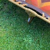 Pair of vintage Lafuma sun loungers in perfect condition