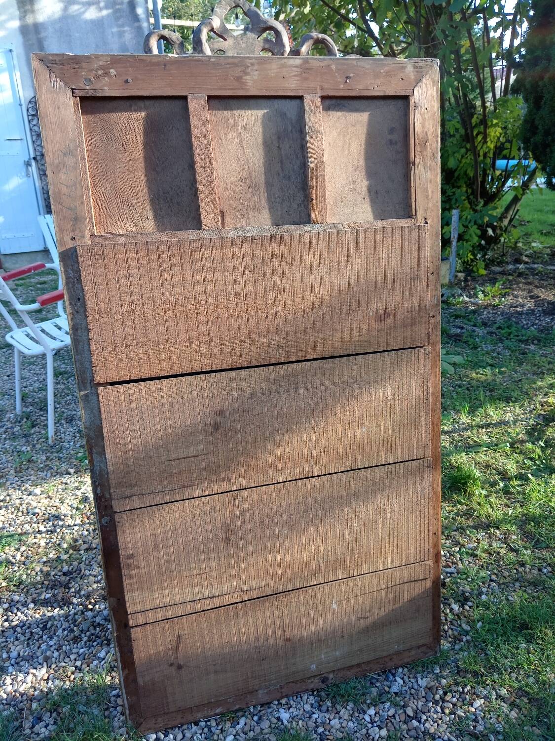 Antique trumeau mirror